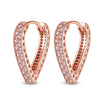 Silver Star Moon Heart Shape Earrings Jewelry Versatile Hoop Earrings For Women Jewelry Birthday Party Gifts - Image 11