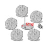 10pcs Stainless Steel Gold Silver Round Disc Earring Post W Loop Hammered Plate Earrings Base For Hypo-Allergenic Earring Making - Image 16