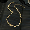 Simple Irregular Bone Chain Necklace for Women Goth Metal Choker Aesthetic Jewelry Accessories Steampunk Men - Image 5