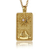 22 Style Classic Tarot Card Pendant Necklace Double Sided Zircon Tarot Necklace Major Arcana Empress Sun Star Sign Women Jewelry - Image 24