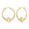 Earring Gold Series Silver Round Hoop Earring Moon Stars Teardrop Cladda Heart Earring For Women Jewellery - Image 14