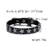 Punk Men's Leather Black Star Bracelet Star Weave Cuff Bangle Wristband Jewelry Party Gift 1pc - Image 6