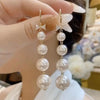 Shiny Rhinestone Butterfly Water Drop Tassel Earrings for Women Crystal Zircon Pearl Long Earring Party Daily Jewelry Gifts - Image 6