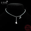 Silver Star&Moon Zircon Pendant Anklet Bracelet Constellation Symbol Foot Chain Women&Girl Jewelry Gift - Image 7