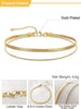 Gold Silver Ankle Flat Snake Chain Bracelets for Women Layered Chain Anklets Stainless Steel Summer Beach Jewelry - Image 4