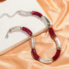 Chunky Bamboo Curved Tube Acrylic Choker Necklace Men Women Colorful Big Elbow Stack Necklace Jewelry Gift - Image 18