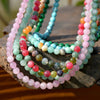 1pc 6mm Stone Necklace Bohemian Colorful Handmade Round Beaded Women Chokers Summer Vacation Beach Surf Jewelry - Image 1