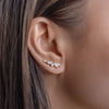 Chic Climb Ear Stud Earrings for Women Contracted Piercing Accessories Low-key Earrings Gift Statement Jewelry - Image 4