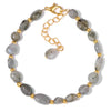 Multicolor Bead Bracelet with Square Spacer Details and Stone-Look Options - Image 33