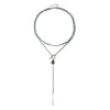 Dark Style Geometric Square Black Crystal Necklace Women's Accessories - Image 5