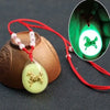 Chinese Style 12 Zodiac Pendant Necklaces Luminous Crystal Animal Necklace Man Woman Adjustable Red Rope Chain Jewelry Gift - Image 12