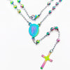 Stainless Steel Vintage Cross Bohemia Religious Rosary Pendant Necklace For Women Men Charm Jewelry Gifts - Image 9