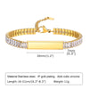 Dainty Stone Bracelets For Women,Stainless Steel Chain Cubic Zirconia Link Bracelets, Jewelry Gift For Mom Wife - Image 9