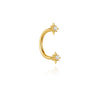 1PC 1PC Silver U-shaped Heart Star Flower Horse Eye CZ Cartilage Piercing Ear Bone Nose Ring Earring Jewelry - Image 19