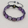10MM Stone Hematite Amethyst Braided Bracelet Bangle Punk Man Women Friendship Charm Bracelet Handmade Jewelry - Image 6