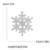 Rhinestone Snowflake Brooch Pin for Christmas and Holiday Outfits - Image 26