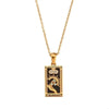 Retro Styles Tarot Card Pendant Necklace For Women Featuring Sturdy Stainless Steel Zodiacs Designs - Image 7
