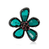 Enamel Acrylic Flower Brooches for Women Unisex Plant Pins Casual Party Accessories Year Gifts Friend - Image 9