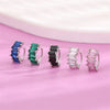 1Pc Irregular Square Zircon Ear Clip Earrings for Women Geometry Ear Cuff Party Gold Silver Color Earring Jewelry Gifts - Image 2