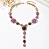 Vintage Exaggerated Y-shaped Long Necklace for Women Stylish Chunky Geometric Pendant Necklaces Boho Jewelry Accessories - Image 5