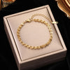 316L Stainless Steel Metal Gold Color Wheat Chain Necklace Bracelets Set For Women Jewelry Lady Gift - Image 9
