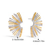 Yori Arrivals Hollow Fan Stud Earrings for Women Stainless Steel Summer Jewelry Recommend - Image 6