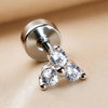 1PC 20G Dainty Tiny CZ Flower Studs Earrings for Women Flat Back Cartilage Earrings Tragus Conch EarLobe Piercing Jewelry - Image 10