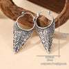 Vintage Hollow Earrings Ancient Geometric Drop Earrings For Women Earing Jewelry Leaf Pattern Earings - Image 5