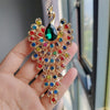 and peacock open screen brooch, European and American retro colored enamel pin accessories - Image 28