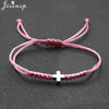 Colorful Woven Rope String Bracelet Boho Cross Charm Bracelets for Women Girls Handmade Jewelry Lucky Gift - Image 7