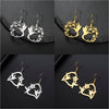 Hollow Hummingbird Stainless Steel Earrings Animal Pendant Women's Wealth Jewelry Gift Pendant Party Gift - Image 4