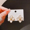 Sweet Design Spring/Summer Blue Pink Enamel Flower Light High End Earrings Party Gifts for Women Jewelry - Image 8