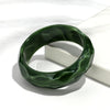 Wide Acrylic Cuff Bracelet with Irregular Geometric Design - Image 12