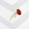 High end Enamel Carnation Flower Bouquet Brooch For Women Unisex Elegant Petal Plant Brooch Clothing Dress Office Accessory Gift - Image 4