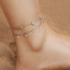Silver Layering Anklets Sandals Foot Jewelry Leg Anklets on Foot Bracelets for Women Leg Chain Jewelry Accessories - Image 3