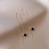 Long Wire Tassel Thread Chain Climb Star Heart Beads Pendants Drop Earrings women's Straight Hanging Earings Jewelry - Image 13