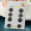 4Pairs/Lot Bohemia Plum Blossom Earrings Women Vintage Daisy Sakura Lily Ear Studs for Girl Stainless Steel Jewelry Wedding Gift - Image 7