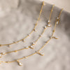 Cubic Zircon Geometric Pendant Anklet Chain Women's Gold Pvd Plated Stainless Steel Beach Jewelry Gifts - Image 6