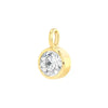 Geometric Pendant Necklace with Clear Stone Accent - Image 8