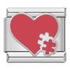 Women Red Glaze Flower Heart Kiss Me Charms Italian Links Fit 9mm Stainless Steel Bracelet Making Jewelry - Image 28