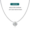 Pandent Necklace Silver Plated White Gold Gra Dainty Necklaces for Women - Image 10