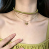 Gothic Vintage Sun Pendant Chain Black Lace Multi Layer Choker Necklace For Women Egirl Charm Halloween Jewelry Accessories Gift - Image 13