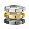 Women Jewelry 20 7mm Width Silver Gold Black Color Stainless Steel Charm Bracelet Bangle Male Female Party Daily Gifts - Image 1
