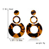 Acrylic Clip on Earrings Long Geometric Square Circle Without Piercing Ear Clips for Women - Image 5