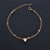 Simple Heart Female Anklets Foot Jewelry Leg Anklets On Foot Ankle Bracelets For Women Leg Chain Gifts - Image 5