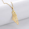 Palestine Arabic Pendant Necklaces for Women Men Country Geographic Charms Chain Choker Stainless Steel Jewelry - Image 2