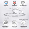 Stainless Steel Anklet for Men,Casual Silver Gold Color Ankles Chain Bracelet Figaro Chain Cuban Chain Anklet - Image 3
