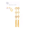 316L Stainless Steel 6 Pieces Imitation Pearls Flower Heart Star Tassels Earrings For Women French Jewelry - Image 12