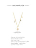 Style Silver Clavicle Necklaces Simple Set with 5 Claw Set Irregular Zirconia Pendant Necklace - Image 2