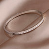Crystal Star Stainless Steel Bangles for Women Jewelry Bracelets Party Accessories - Image 23